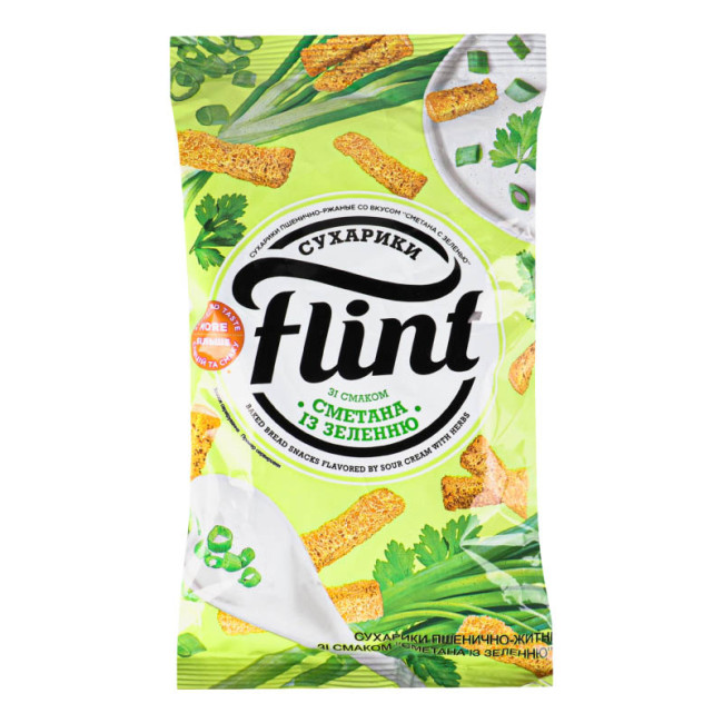 деталь Suchariky smetana a zelenina Flint 70g
