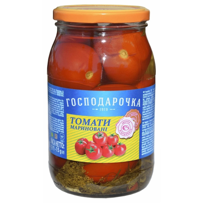 деталь Помидоры маринованные в маринаде 660г Господарочка