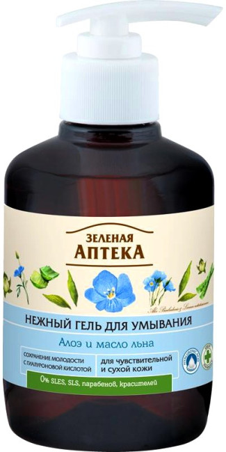 деталь Mycí gel na obličej Aloe Z.A. 270ml