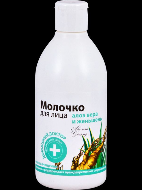 деталь Odličovací voda na obličej Aloe vera a ženšen D.D. 300ml