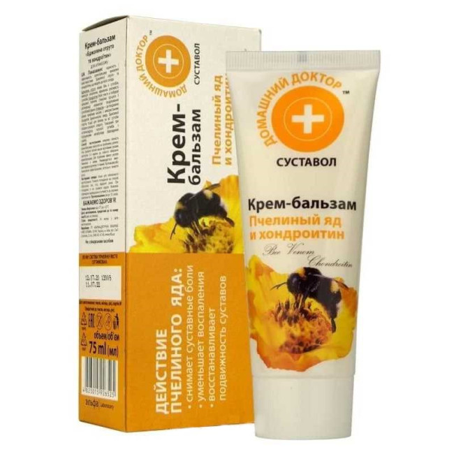 деталь Krém-balzám včelí jed a hodroitin 75 ml D.D.