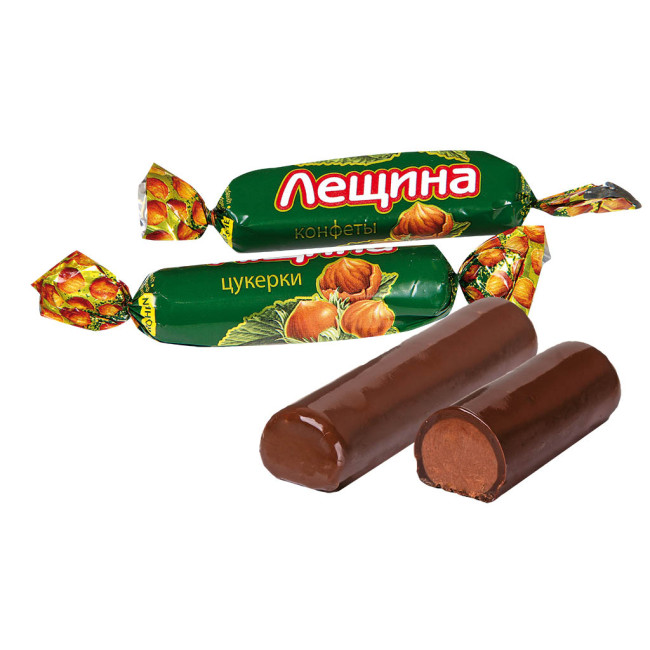 деталь LEŠINA ROSHEN čokoládové bonbony