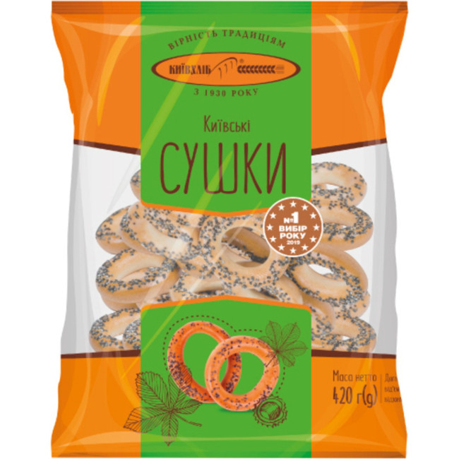 деталь Сушки Киевские с маком 420г КиевХлеб
