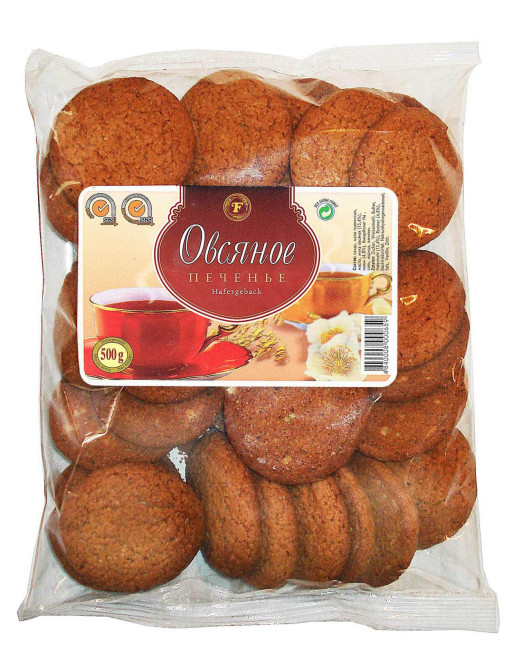 деталь Ovesné sušenky Franzelutsa 500g