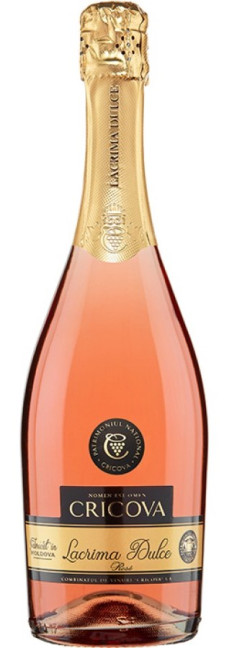 деталь Вино игристое Lacrima Dulce Rose 0,75л Cricova