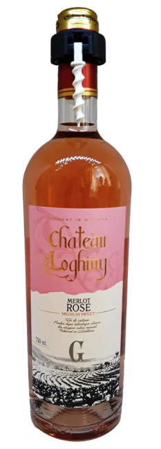 деталь Víno MERLOT ROSE Chateau Loghiny 0,75L