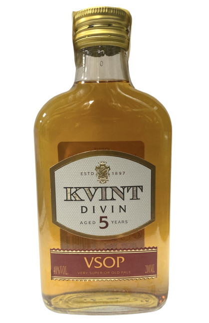 деталь Бренди Divin 5 лет VSOP 0,2Л 40% KVINT