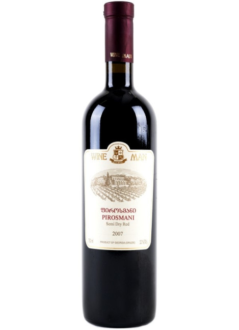 деталь Polosuché červené víno Pirosmani 0,75L WineMan