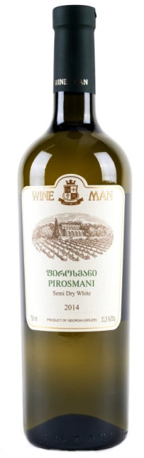 деталь Вино белое полусухое Пиросмани 0,75л Wine Man