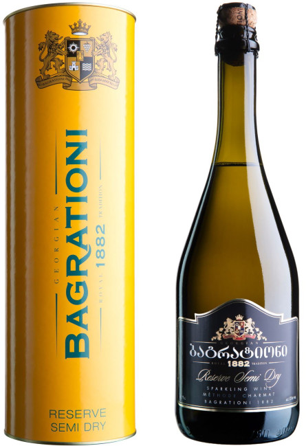 деталь Вино игристое полусухое 0,75л  Bagrationi Reserve