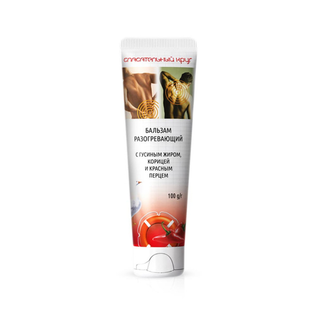 деталь Zahřívací balzám s husím tukem 100 ml