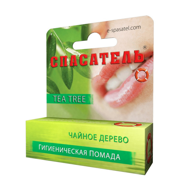 деталь Бальзам для губ 4г Чайное дерево Спасатель
