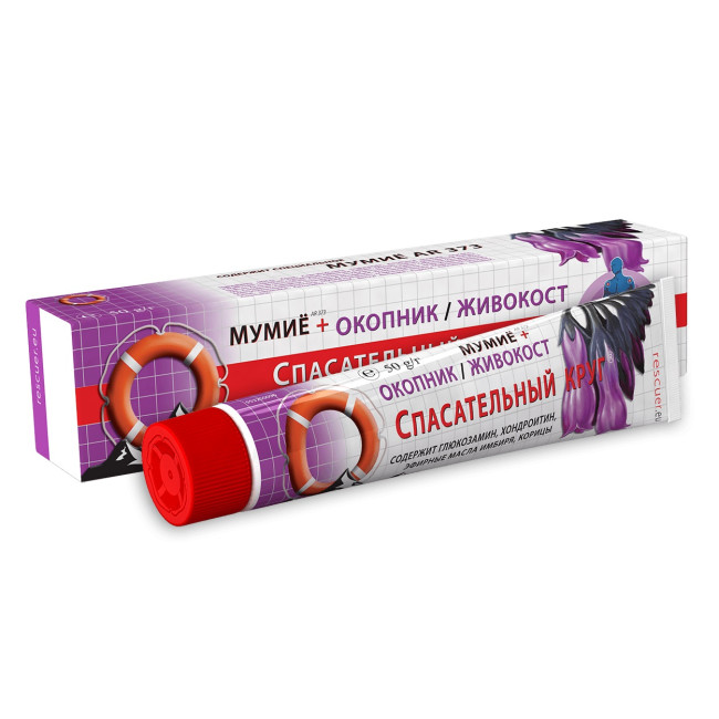 деталь Крем-бальзам Спасатель Окопник и жизненная сила 50г