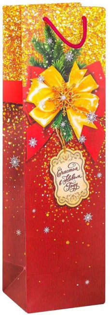 деталь Darková taška Št'astný nový rok 36*13