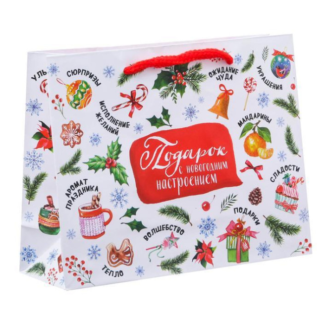 деталь Dárková taška Vanoční 18cm*23cm