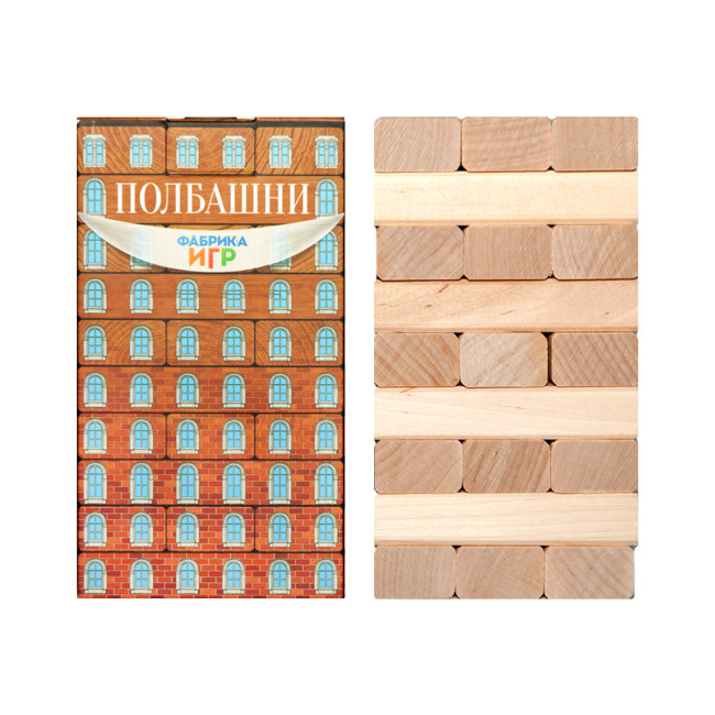 деталь Настольная игра «Полбашни» (с 6 лет)