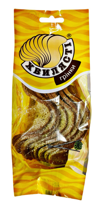 деталь Гренки со вкусом васаби 75г Хвылясти