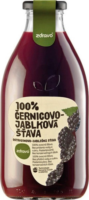 деталь Ostružinova-jablečná št'áva Zdravo 0,75L