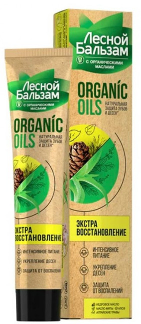 деталь Zubní pasta s bio oleji a aloe L.B. 75ml
