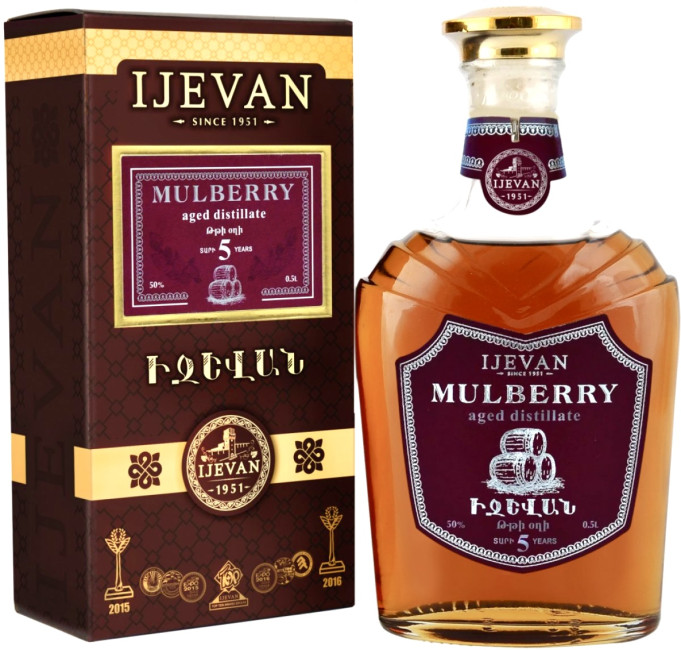 деталь Бренди Mulberry 5 лет 0,5L 40% IJEVAN