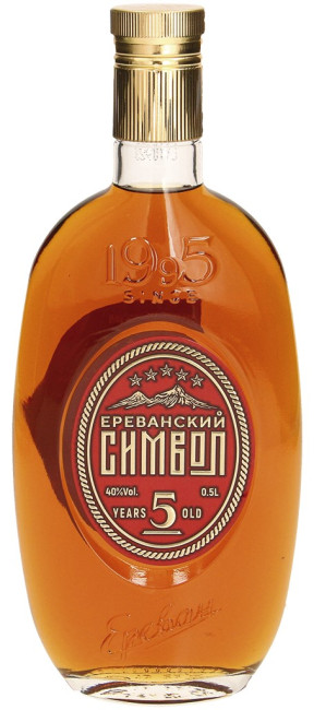 деталь Бренди Ереванский Символ 5 лет 0,5 л 40% PROSHYAN