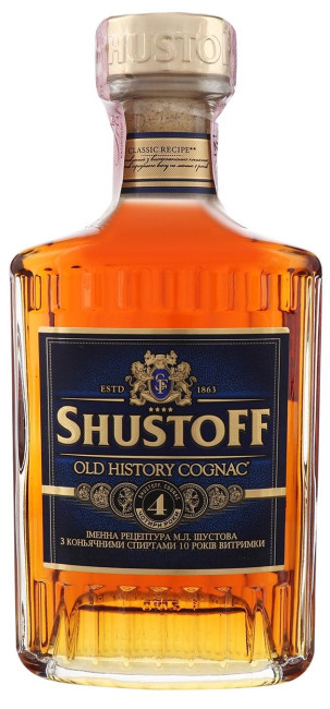 деталь Бренди Old History 4 года 0,5л Shustoff