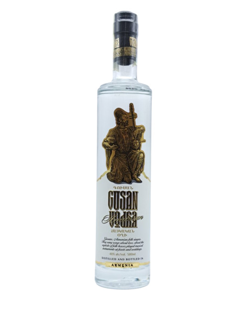 деталь Армянская водка 0.5л 40% Gusan vodka