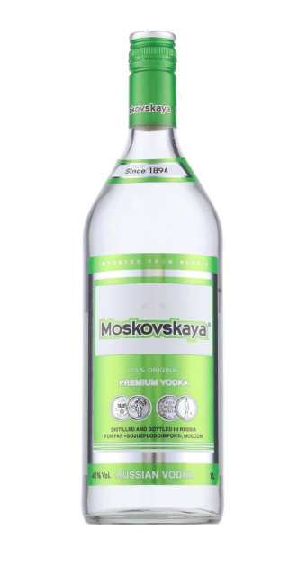 деталь Водка Moskovskaya Premium 1л 40%