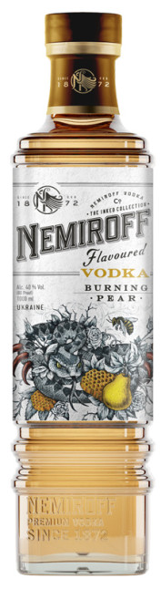 деталь Водка Nemiroff Burning Pear 1Л 40%