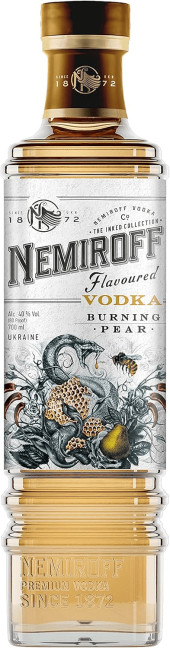 деталь Водка Nemiroff Burning Pear 0,7Л 40%