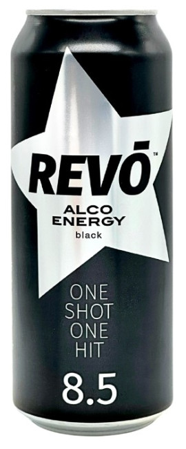деталь Энергетический напиток Black 0,5Л REVO