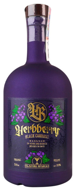 деталь Бальзам Чёрная смородина 35%, 0,5л Herbberry