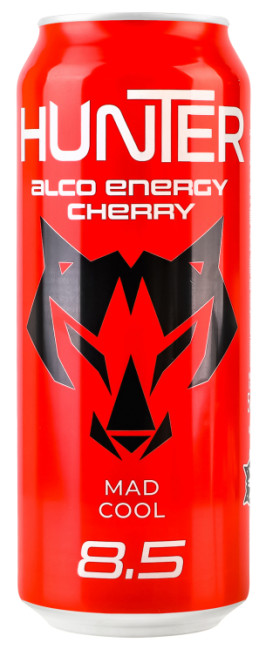 деталь Энергетический напиток Cherry 0,5L HUNTER