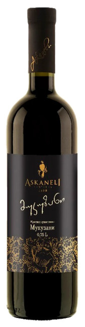 деталь Вино красное сухое Мукузани 0,75Л Askaneli