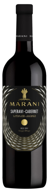 деталь Вино красное сухое Saperavi-Cabernet 0,75л Marani