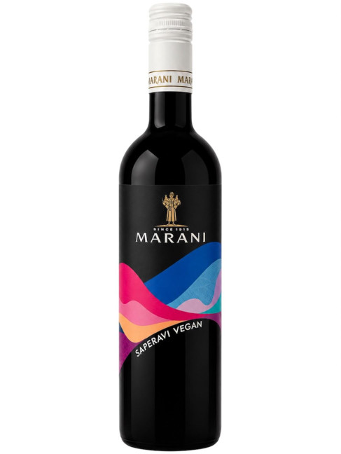 деталь Красное сухое вино Saperavi Vegan 0,75 л Marani