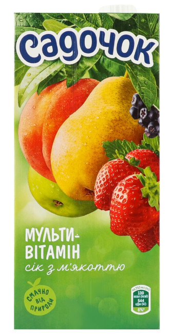 деталь Сок мультивитаминный 0,95л Садочок