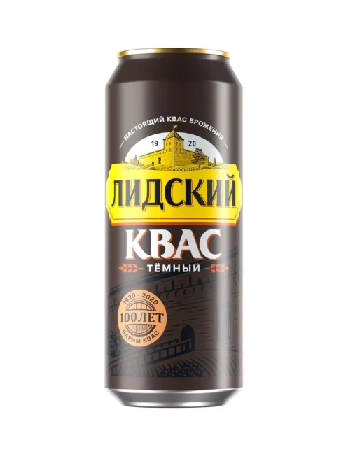 деталь Тёмный квас Лидский 0,45 л