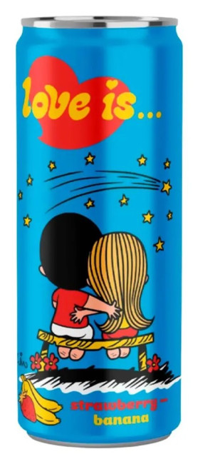 деталь Напиток газированный со вкусом клубники и банана 0,33л Love is...
