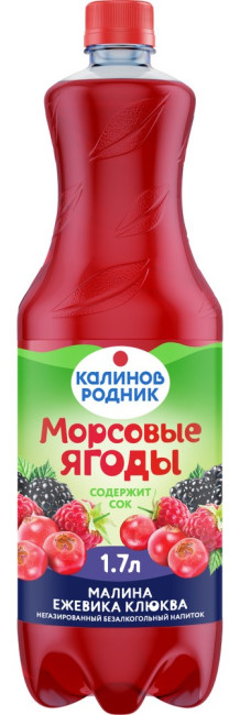 деталь Морс с малиной, клюквой, ежевикой 1,7л Калинов
