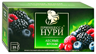 деталь Чай лесные ягоды 25*1,5г Princessa Nuri