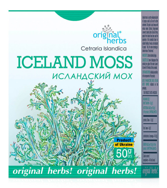 деталь Травяной чай исландский мох 50г Original Herbs