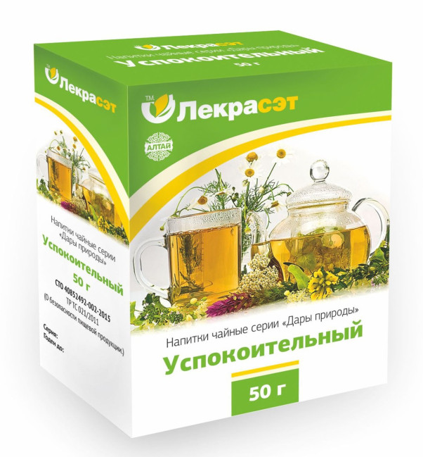 деталь Сбор трав Успокоительный 50гр Лекрасэт