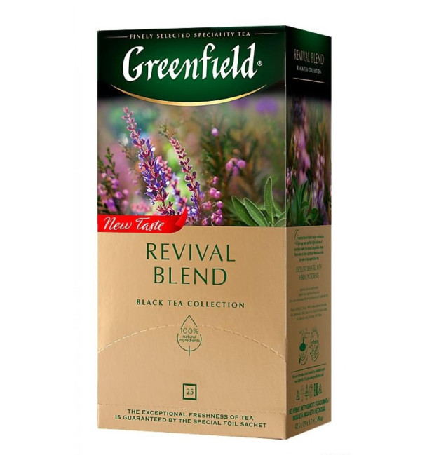 деталь Чай черный Revival Blend 25*1,7г Greenfield