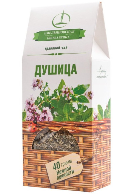 деталь Травяной чай Душица 40г Емельяновская Биофабрика