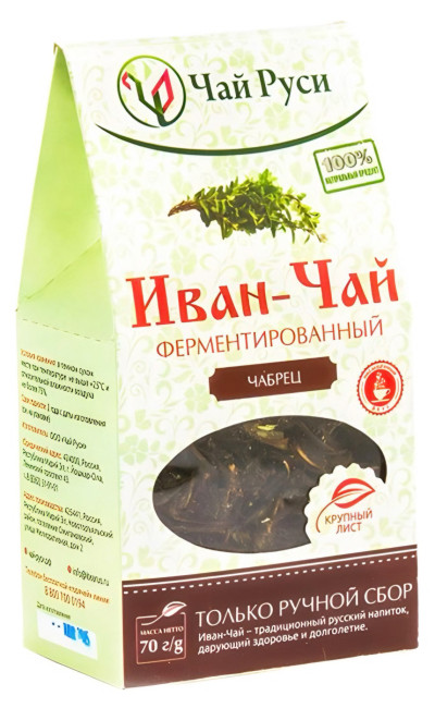 деталь Иван-чай с чабрецом 70г Чай Руси