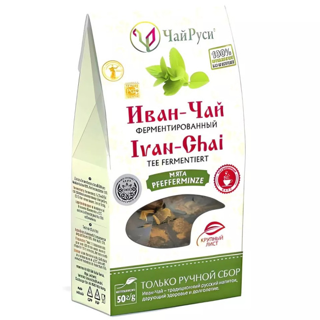 деталь Иван-чай с мятой 50г Чай Руси