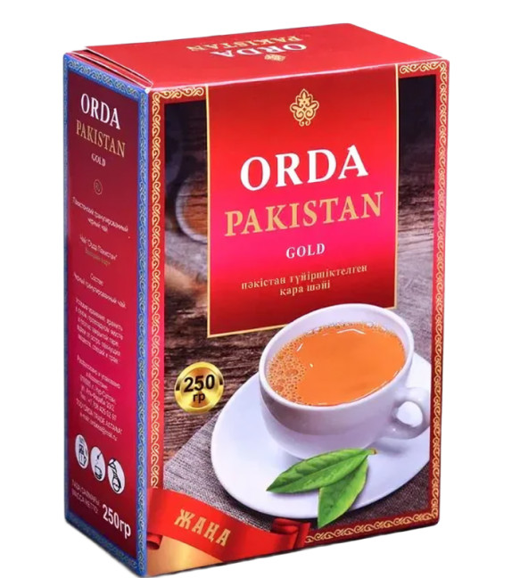 деталь Černý čaj, granulovaný, sypaný 250g Orda Gold