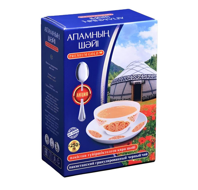 деталь Čaj Apamnym černý, granulovaný, sypaný 250g