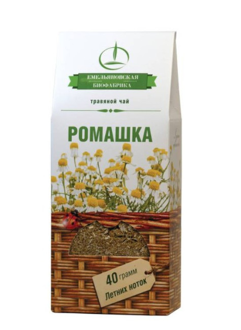 деталь Травяной чай Ромашка 40г Емельяновская Биофабрика